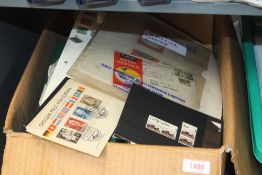 WORLD STAMPS IN LARGE SORTER BOX AFRICAS AND WORLD Large box crammed full with mix of leaves,