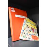 A Stanley Gibbons Gay Venture stamp album containing assorted stamps & an album of commemorative,