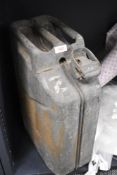 A Military Jerry Can marked WD with military arrow 1951, S.C