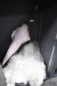 A 1950s veil and a petticoat