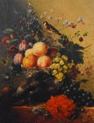 After Arnoldus Bloemers (1792-1844), a reproduction print, A still life depicting a solitary gold