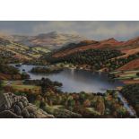 *Local Interest - Ken Burdon (20th Century, British), coloured print, 'Rydal Water', a Lake District