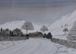 *Local Interest - Mark S. Wakefield (20th Century, Irish), watercolour, 'Hartsop', Lake District,