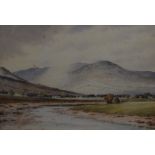 Tom Jackson (20th Century British), watercolour, In The Wye Valley, title verso, framed, mounted,