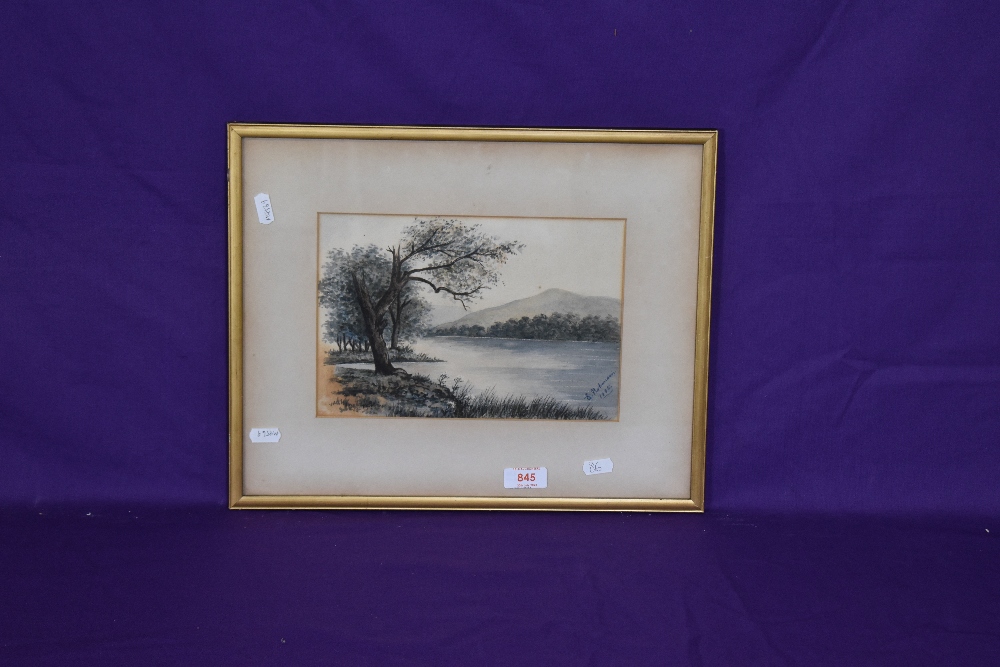 E. Robinson (19th/20th Century), watercolour, Lake District scene, signed and dated 1905 lower left, - Image 2 of 4