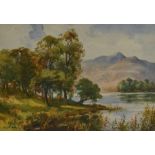 *Local Interest - John Arthur Dees (1875-1959, British), watercolour, 'Rydal Water, Lake