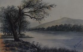 E. Robinson (19th/20th Century), watercolour, Lake District scene, signed and dated 1905 lower left,