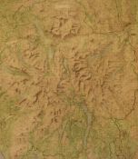 *Local Interest - A large Ordnance Survey Tourist Map of the Lake District, 1:63 scale, displayed