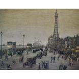 After Arthur Delaney (1927-1987), coloured print, 'The Golden Mile and The Tower', limited edition