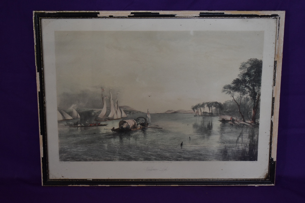 *Local Interest - After James Baker Pyne (1800-1870), coloured engraving, 'Druidical Circle ( - Image 6 of 7