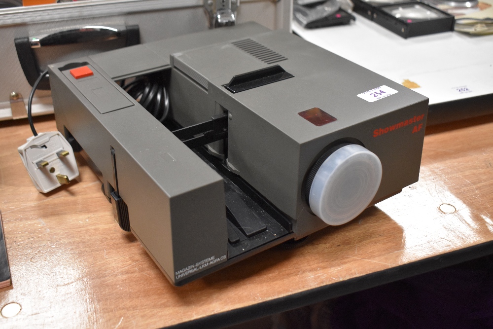 A Showmaster AF slide projector