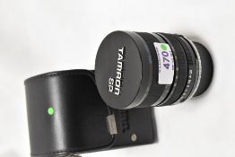 A Tamron SP Wide Zoom 1:3,5-3,8 24-48mm lens No41017