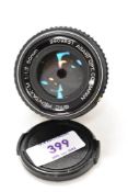 A SMC Pentax-M1:1,7 50mm lens No2909831