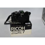 A Ricoh XR7 camera body in original box