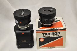 Two Tamron SP 1:3,5 17mm lenses Nos 500041 &1002143