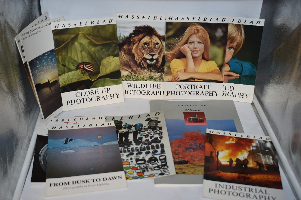 A selection of Hasselblad leaflets and ephemera