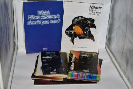 A selection of Nikon leaflets and ephemera