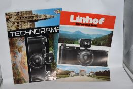 A selection of Linhof leaflets and ephemera