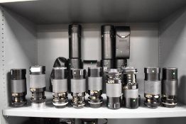Nine Tamron CF Tele Macro 1:3,8-4 80-210mm lenses Nos 1018267, 900973, 1033466, 3121652, 1018833,