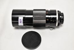 A Tamron Auto 1:3,5 200mm lens No660271