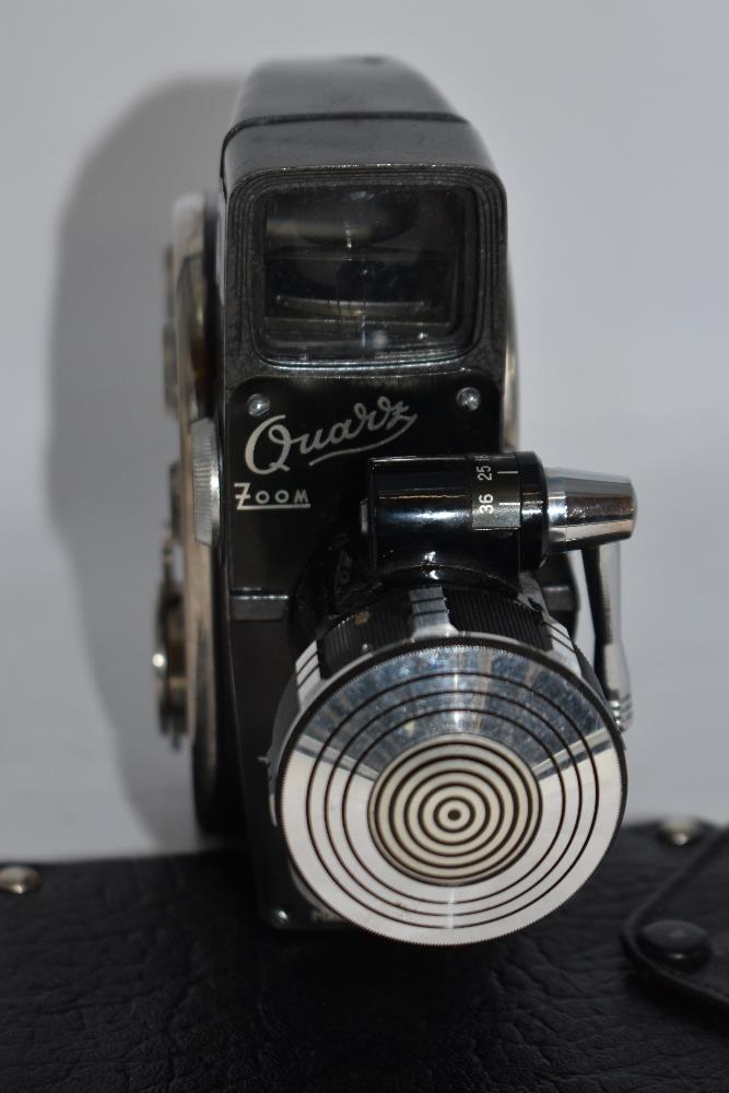 A Quartz Zoom Cine Camera with various filters in soft bag and Original box - Image 4 of 4