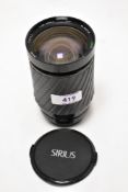 A Sirius SR-G MC Zoom Macro 1:3,5-5,3 28-200mm lens No900748