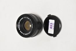 A Ricoh XR Rikenon 1:2 50mm lens No301290
