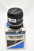 A Tamron Adaptall 2 1:2,5 24mm lenses No800883