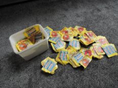 A collection of 1986 Panini Basil The Great Mouse Detective Stickers, all in original packets, 200+