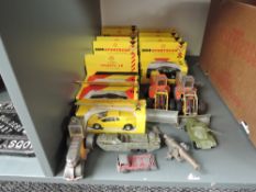 Fourteen Shell Sportscar Collection diecasts all in window display boxes along with five playworn