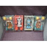 Four 1960's Ideal Toy plastic Robots from the Mighty Zeroids range, Zerak, Zobor x2 and Zintar,