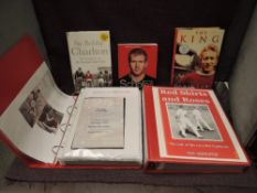 A collection of Manchester United Ephemera, two A4 Binders containing many Wikipedia printouts