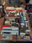 A collection of Caravan and Car diecast and plastic sets including Corgi GS24, Matchbox Superkings