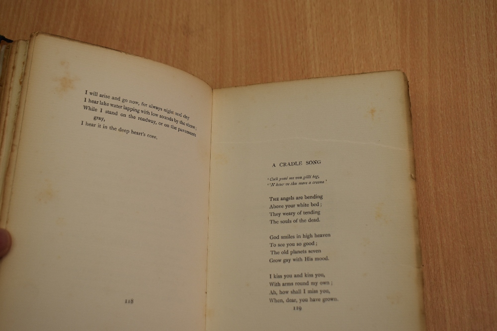 Poetry. Yeats, W. B. - Poems. London: T. Fisher Unwin, 1899. 2nd edition. With frontispiece. pp. xi, - Image 7 of 7