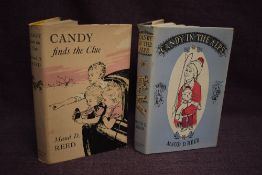 Literature. Signed copies. Reed, Maud D. - Candy in the Alps (1964, 1st) & Candy finds the Clue (