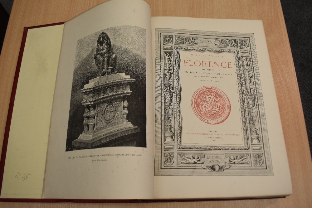 Florence. Yriarte, Charles - Florence: Its History, The Medici, The Humanists, Letters, Arts. - Image 2 of 2