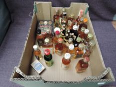 A collection of 26 Blended Whisky Miniatures including Haig, Jack Daniels, J&B, Johnnie Walker Red