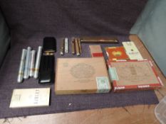 A collection of Cigars including Romeo Y Julieta Churchill x 2 and No 1, Punch Churchill, Condal x