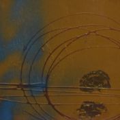 Daisy H. (20th Century), mixed media, 'Sunrise', a contemporary abstract artwork, signed and