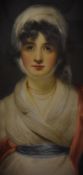 After Sir Thomas Lawrence (1769-1830), a mezzotint engraving, 'A Portrait of Sarah Siddons',