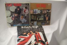 A lot of ten albums by The Who - various titles and in at least VG / VG+
