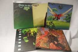 An eleven album mixed lot in general VG condition with Sanatan , Osisbia and more on offer - VG in