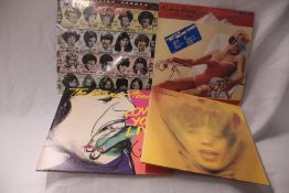 A lot of ten albums by the Rolling Stones - VG/VG+ in general