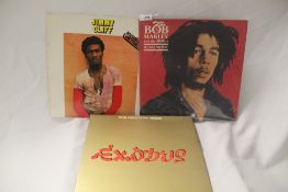A reggae lot with albums by Jimmy Cliff and Bob Marley on offer here - six albums in this lot