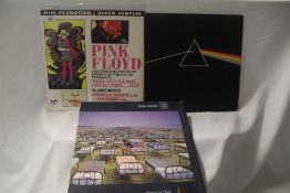 A lot of seven records by Pink Floyd with the majority being VG+ / VG+ - includes the sampler for