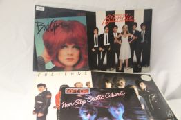 An lot of eleven albums with Pretenders , Blondie and More on offer
