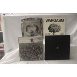 A lof of three album by Crass - now getting rare - Punk interest