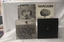 A lof of three album by Crass - now getting rare - Punk interest