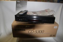 A Yamaha CD S300 and a tuner by Sony ST SE200