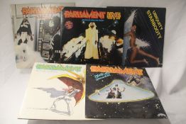 A selection of spaced out disco funk albums from Parliament ( no poster sorry ) and Roy Ayers -